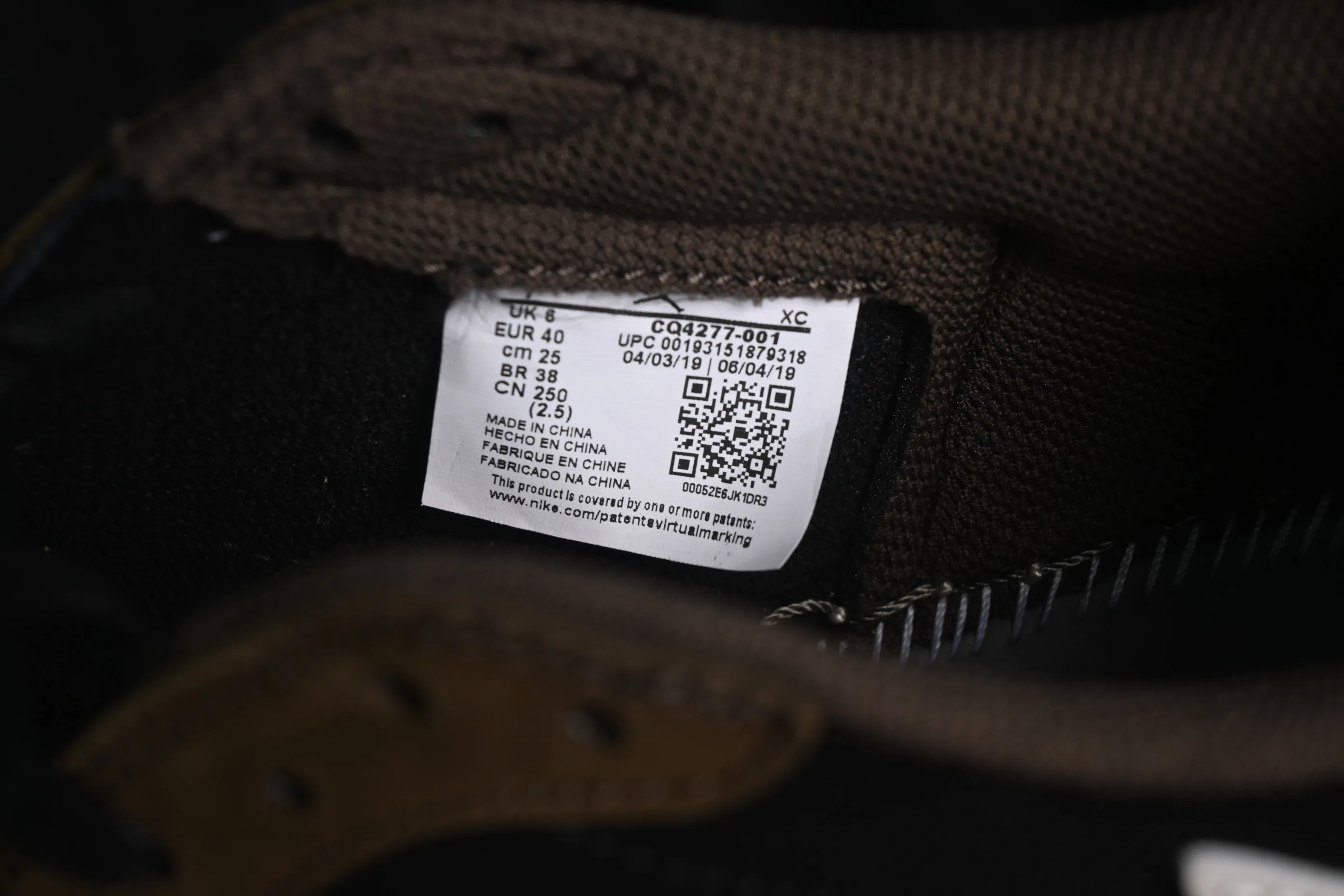 All categories Air Jordan Jordan series basketball shoes Air Jordan 1 Low ZG version Travis Scott x Air Jordan 1 Low OG AJ1 Joe 1 undercut low top full head layer CQ4277-001